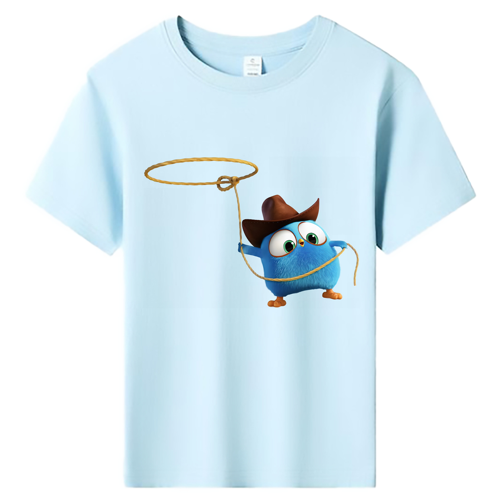 （画像用） Angry Birds アングリーバード 綿100％キッズTシャツ（フロントプリント）